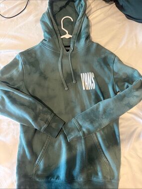 Vans Teal Tie-Dye Crewneck Hoodie